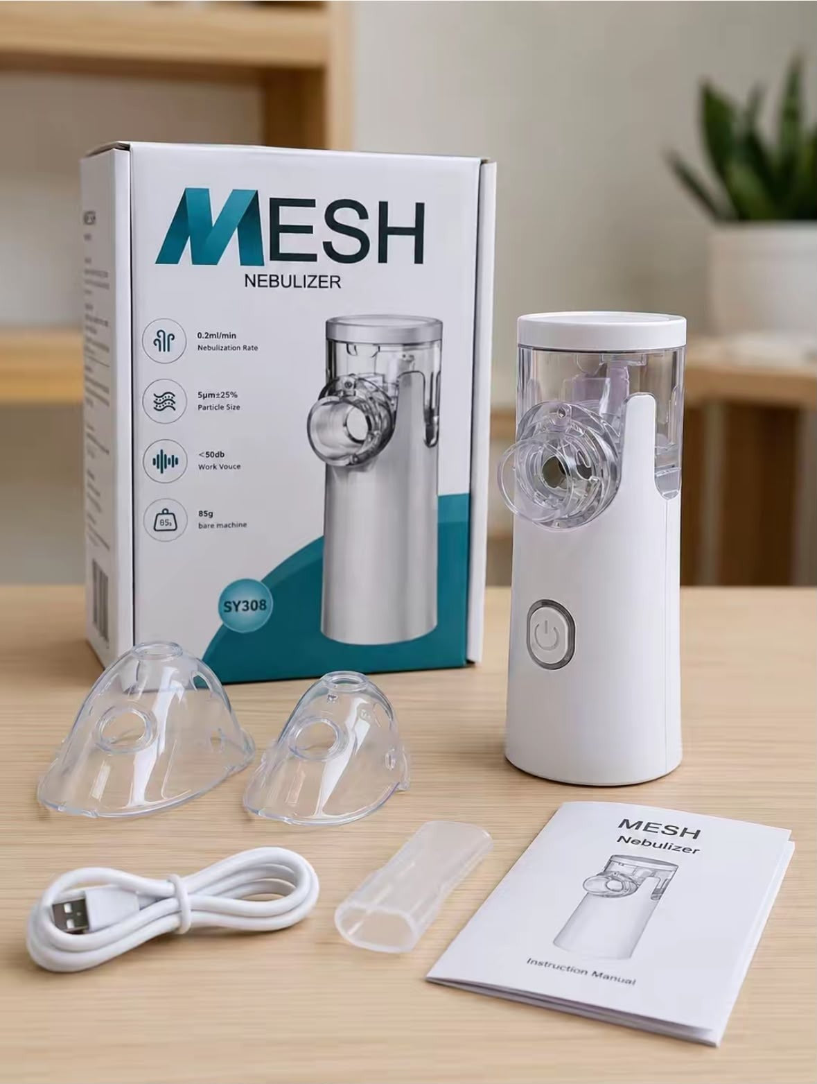 Nebulizador Portátil  Mesh USB